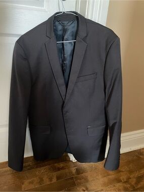Zara black suit and pant 2 piece set
